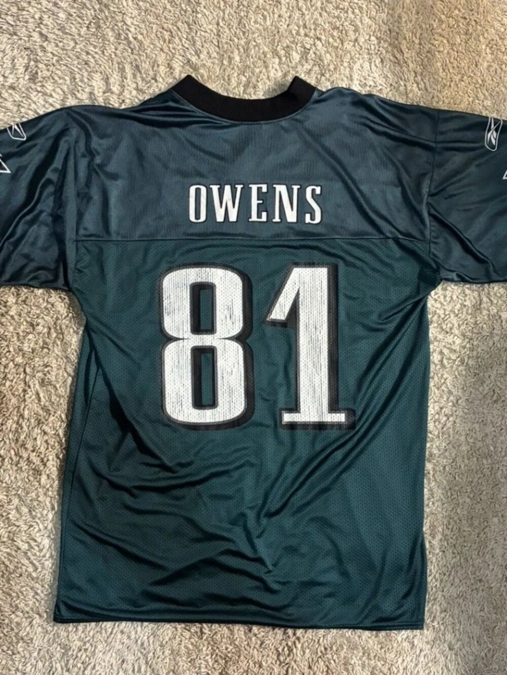 Terrell Owens Philadelphia Eagles Jersey Size Large Reebok NFL Equipment